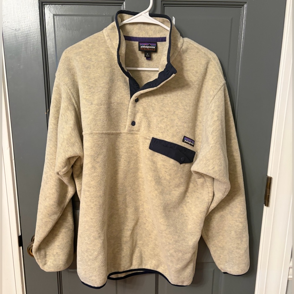 Patagonia Oat Synchilla Fleece Pullover 2015
